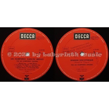 Les Humphries Singers - Les Humphries' Dancin' Medley • 12" Vinyl Maxi • EX - Labyrinth Music