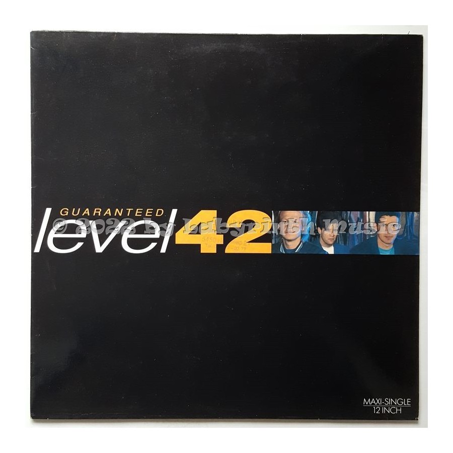 Level 42 - Guaranteed • 12" Vinyl Maxi • EX - Labyrinth Music