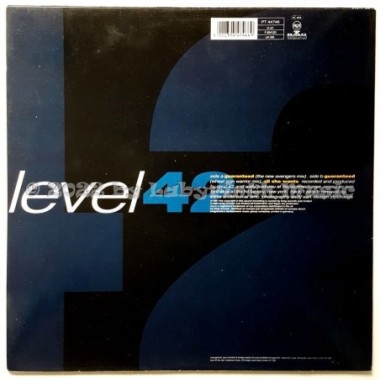 Level 42 - Guaranteed • 12" Vinyl Maxi • EX - Labyrinth Music