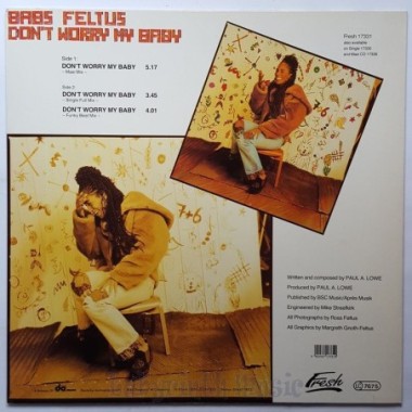 Babs Feltus - Don't Worry My Baby • 12" Vinyl Maxi • MINT - Labyrinth Music