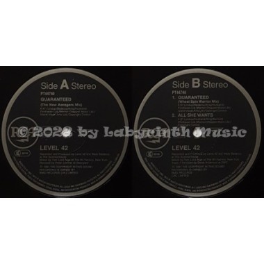 Level 42 - Guaranteed • 12" Vinyl Maxi • EX - Labyrinth Music