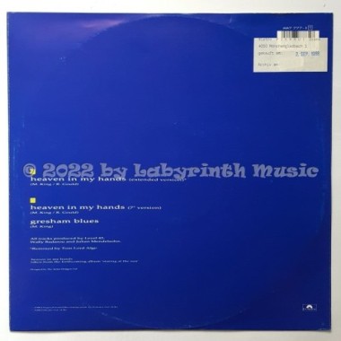 Level 42 - Heaven In My Hands • 12" Vinyl Maxi • EX - Labyrinth Music