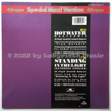 Level 42 - Hot Water • 12" Vinyl Maxi • EX - Labyrinth Music