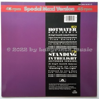 Level 42 - Hot Water • 12" Vinyl Maxi - Labyrinth Music