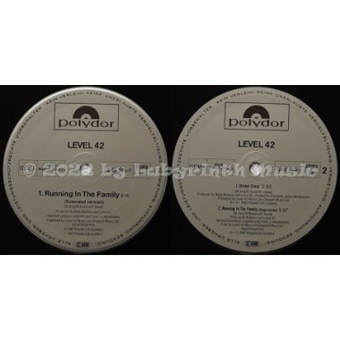 Level 42 - Running In The Family • 12" Vinyl Maxi • NM - Labyrinth Music