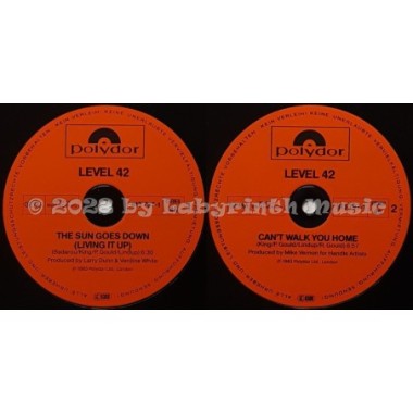 Level 42 - The Sun Goes Down (Living It Up) • 12" Vinyl Maxi - Labyrinth Music