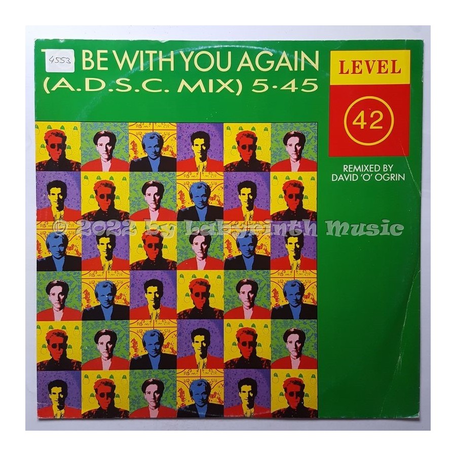 Level 42 - To Be With You Again • 12" Vinyl Maxi • EX - Labyrinth Music
