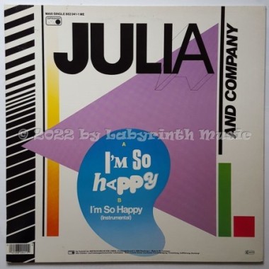 Julia And Company - I'm So Happy • 12" Vinyl Maxi • MINT - Labyrinth Music
