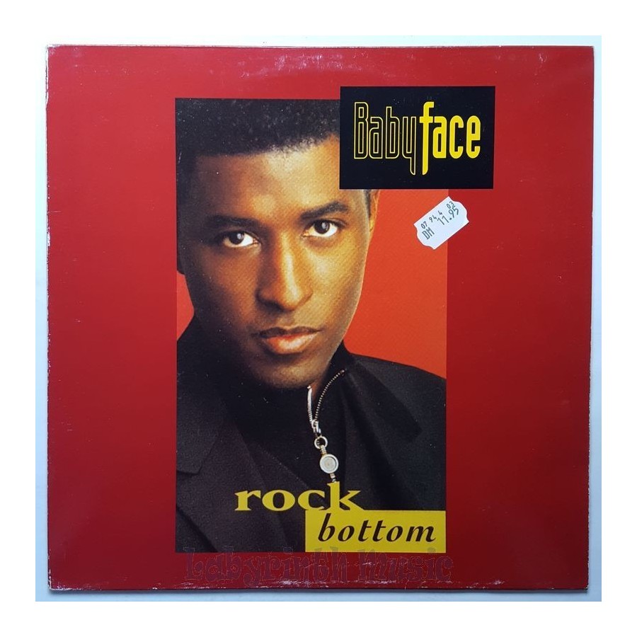 Babyface - Rock Bottom • 12" Vinyl Maxi • EX - Labyrinth Music