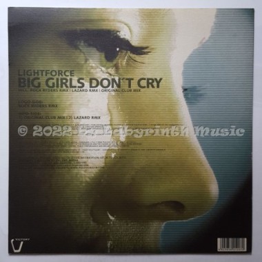Lightforce - Big Girls Don't Cry • 12" Vinyl Maxi - Labyrinth Music