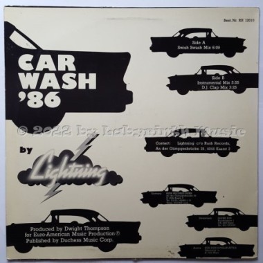 Lightning - Car Wash '86 • 12" Vinyl Maxi - Labyrinth Music
