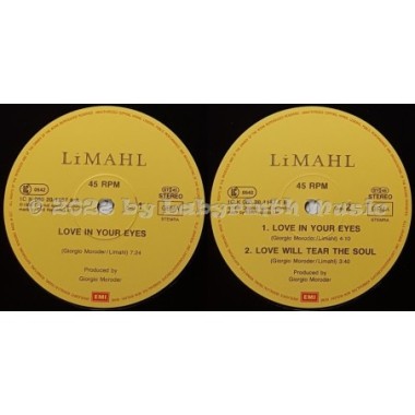 Limahl - Love In Your Eyes • 12" Vinyl Maxi • EX - Labyrinth Music