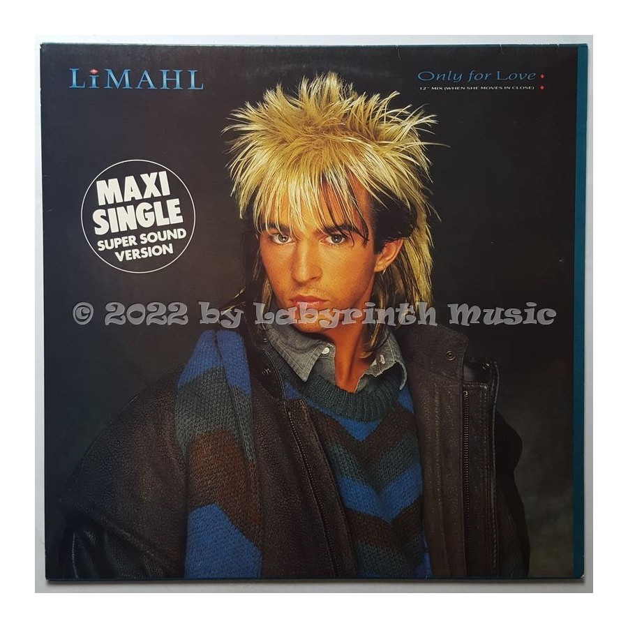 Limahl - Only For Love • 12" Vinyl Maxi • EX - Labyrinth Music