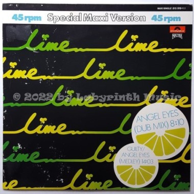 Lime - Angel Eyes • 12" Vinyl Maxi - Labyrinth Music