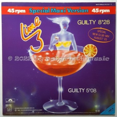 Lime - Guilty • 12" Vinyl Maxi • EX - Labyrinth Music