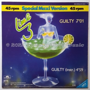 Lime - Guilty • 12" Vinyl Maxi - Labyrinth Music