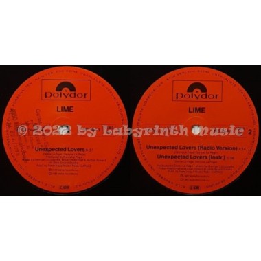 Lime - Unexpected Lovers • 12" Vinyl Maxi - Labyrinth Music
