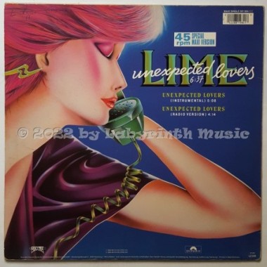 Lime - Unexpected Lovers • 12" Vinyl Maxi - Labyrinth Music