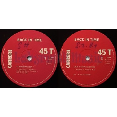 Back In Time - El Condor Pasa • 12" Vinyl Maxi - Labyrinth Music
