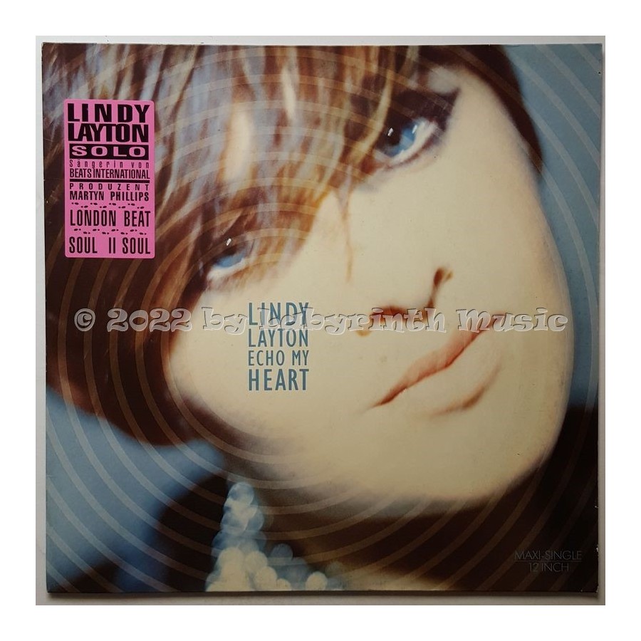 Lindy Layton - Echo My Heart • 12" Vinyl Maxi • EX - Labyrinth Music