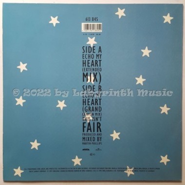 Lindy Layton - Echo My Heart • 12" Vinyl Maxi • EX - Labyrinth Music
