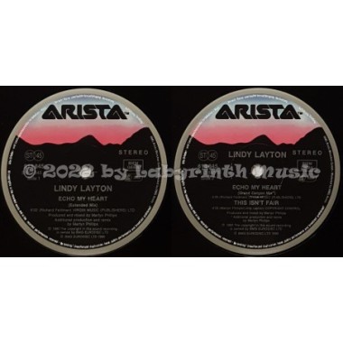 Lindy Layton - Echo My Heart • 12" Vinyl Maxi • EX - Labyrinth Music
