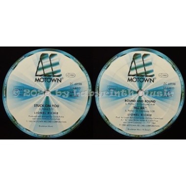 Lionel Richie - Stuck On You • 12" Vinyl Maxi - Labyrinth Music