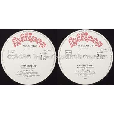 Lipstique - Lover Love Me • 12" Vinyl Maxi • EX - Labyrinth Music