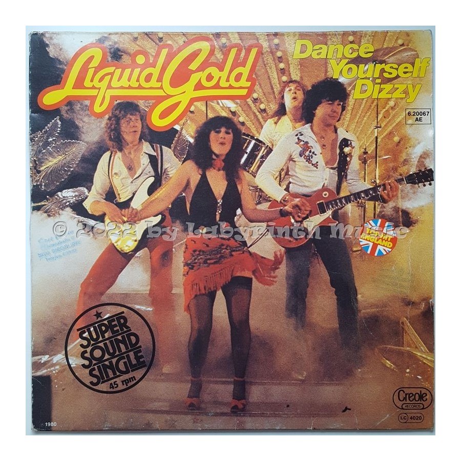 Liquid Gold - Dance Yourself Dizzy • 12" Vinyl Maxi - Labyrinth Music