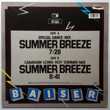 Baiser - Summer Breeze • 12" Vinyl Maxi - Labyrinth Music