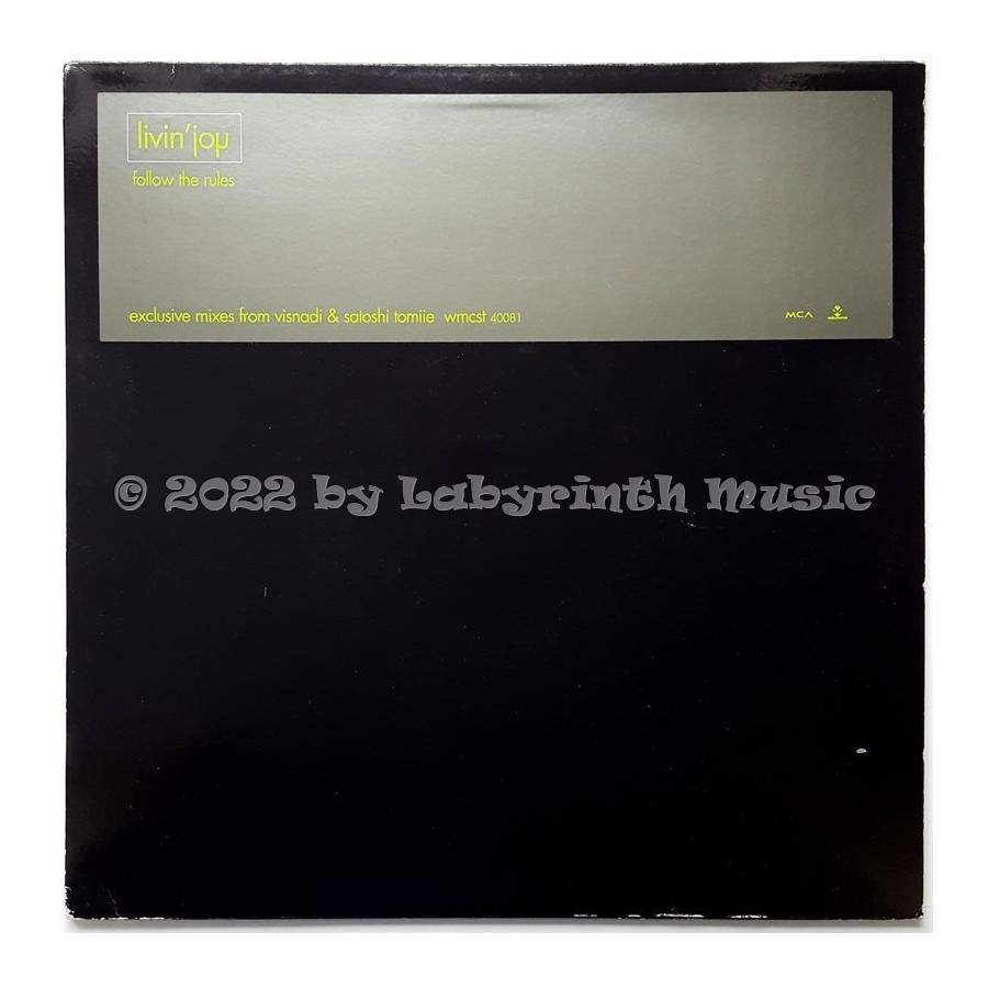 Livin' Joy - Follow The Rules • 12" Vinyl Maxi • EX - Labyrinth Music
