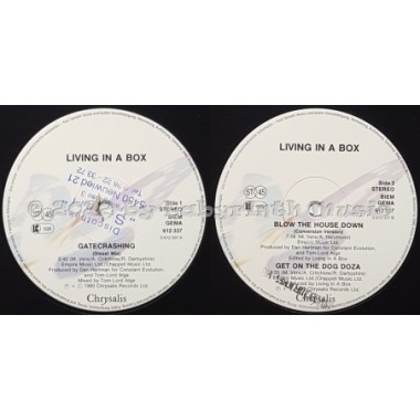 Living In A Box - Gatecrashing • 12" Vinyl Maxi • EX - Labyrinth Music