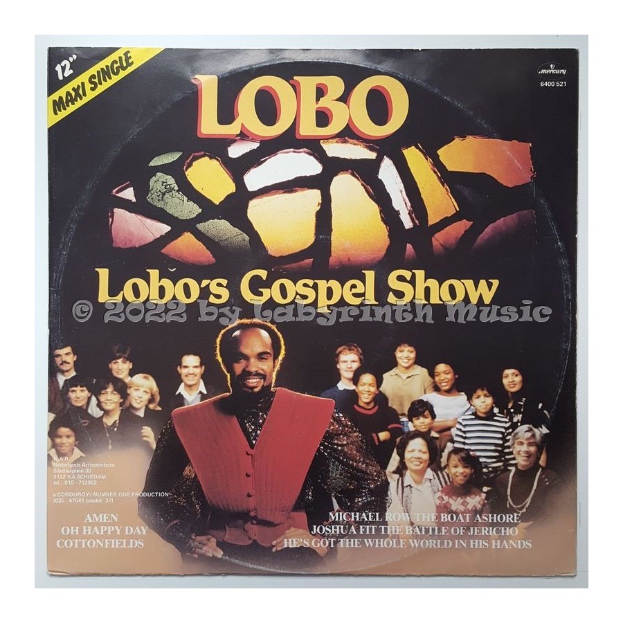 Lobo - Lobo's Gospel Show • 12" Vinyl Maxi - Labyrinth Music