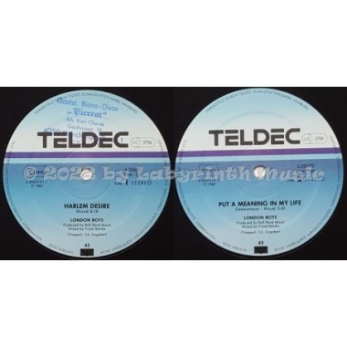 London Boys - Harlem Desire • 12" Vinyl Maxi • EX - Labyrinth Music