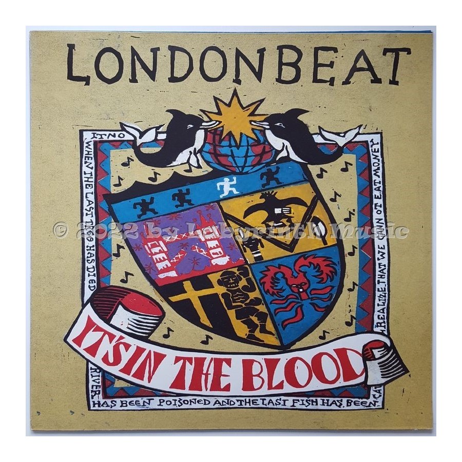 Londonbeat - It's In The Blood • 12" Vinyl Maxi - Labyrinth Music