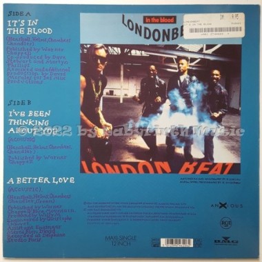 Londonbeat - It's In The Blood • 12" Vinyl Maxi - Labyrinth Music
