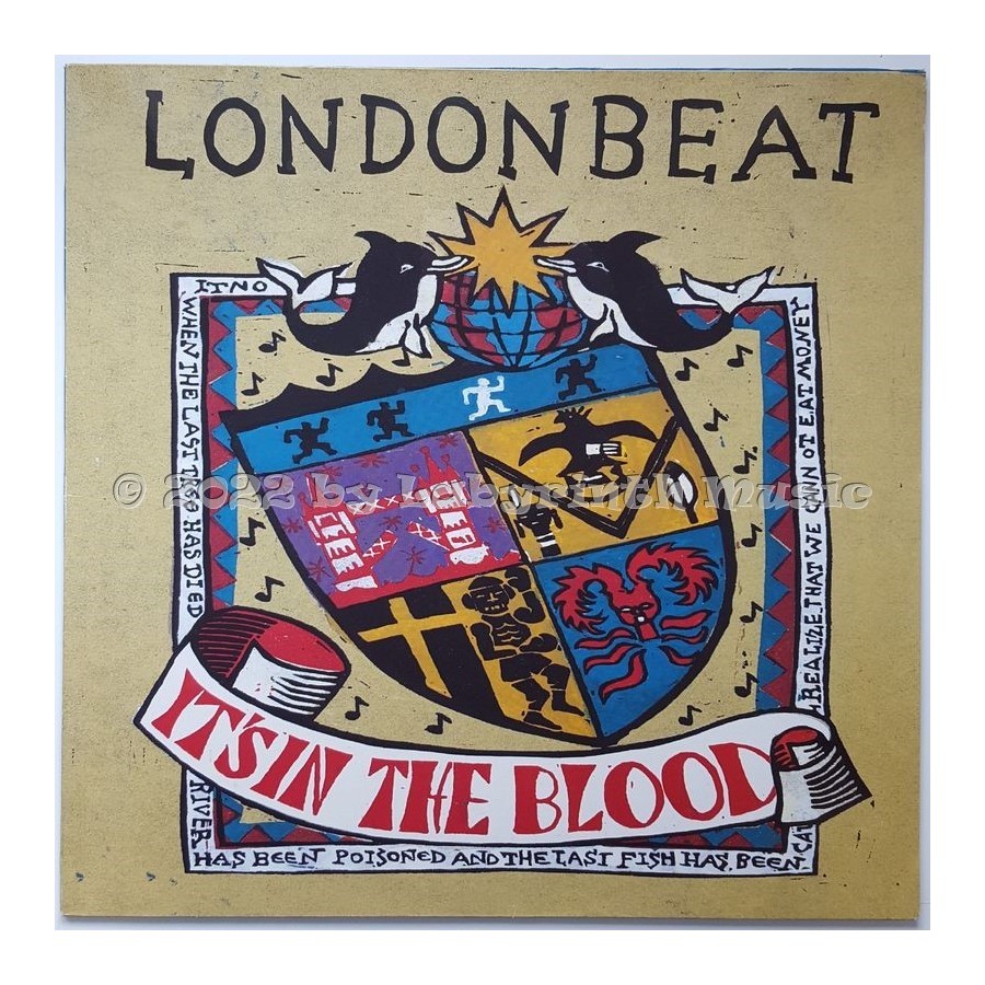 Londonbeat - It's In The Blood • 12" Vinyl Maxi • EX - Labyrinth Music
