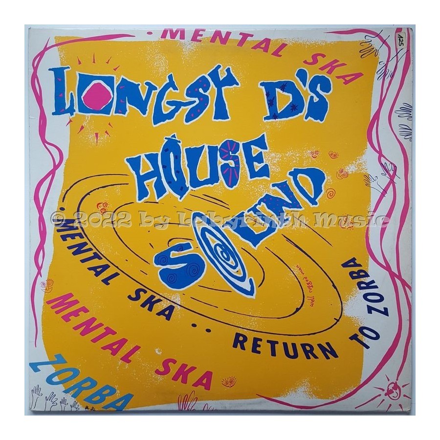 Longsy D's House Sound - Mental Ska • 12" Vinyl Maxi • EX - Labyrinth Music
