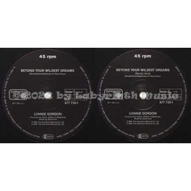 Lonnie Gordon - Beyond Your Wildest Dreams • 12" Vinyl Maxi • MINT - Labyrinth Music