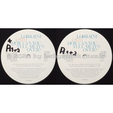Lorraine Cato - How Can You Tell Me It's Over? • 12" Vinyl Maxi • EX - Labyrinth Music