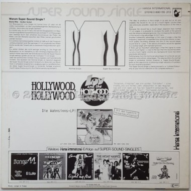 Lou & The Hollywood Bananas - Hollywood, Hollywood • 12" Vinyl Maxi - Labyrinth Music