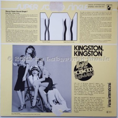 Lou & The Hollywood Bananas - Kingston, Kingston • 12" Vinyl Maxi • EX - Labyrinth Music
