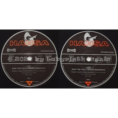 Lou & The Hollywood Bananas - Kingston, Kingston • 12" Vinyl Maxi • EX - Labyrinth Music