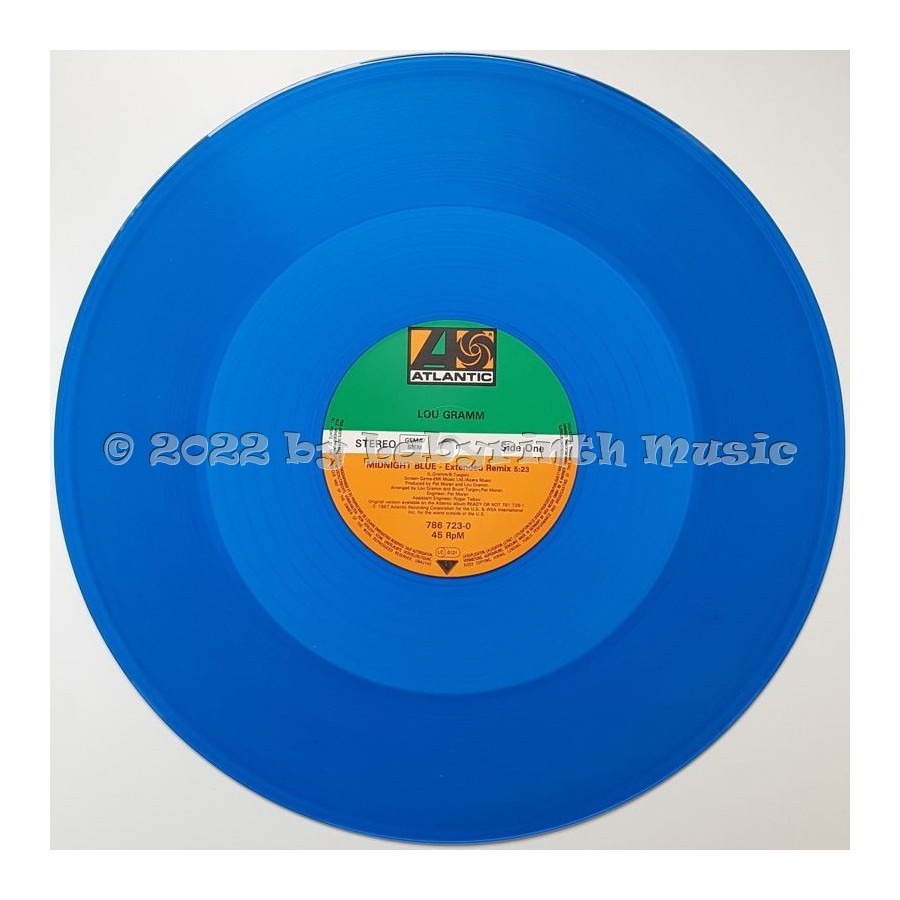 Lou Gramm - Midnight Blue • 12" Vinyl Maxi - Labyrinth Music
