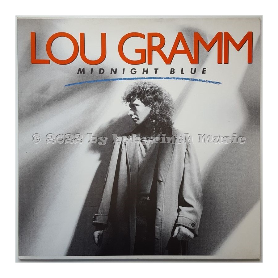 Lou Gramm - Midnight Blue • 12" Vinyl Maxi • MINT - Labyrinth Music