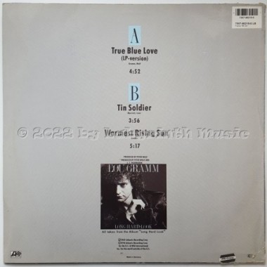Lou Gramm - True Blue Love • 12" Vinyl Maxi - Labyrinth Music