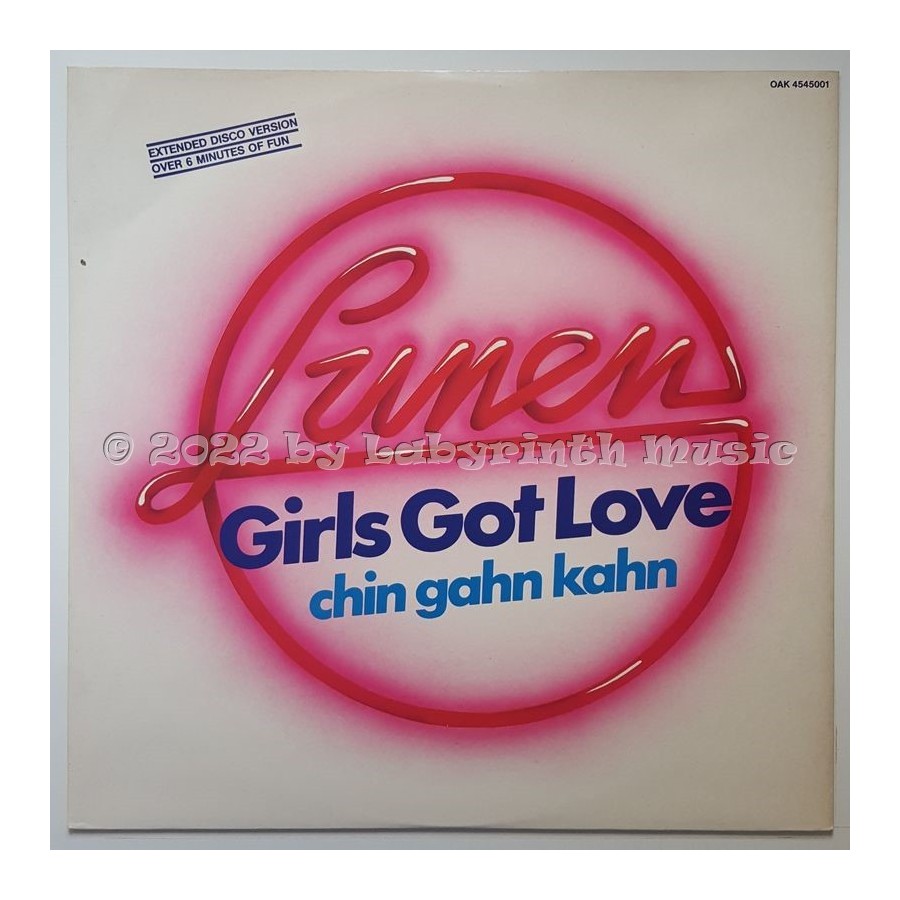 Lunen - Girls Got Love • 12" Vinyl Maxi • NM - Labyrinth Music