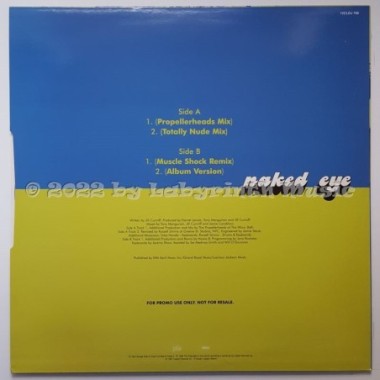 Luscious Jackson - Naked Eye • 12" Vinyl Maxi • MINT - Labyrinth Music