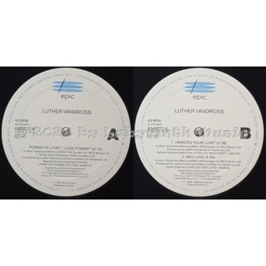 Luther Vandross - Power Of Love • 12" Vinyl Maxi • MINT - Labyrinth Music