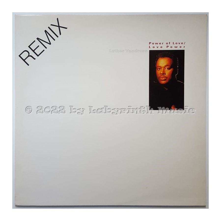 Luther Vandross - Power Of Love • Remix • 12" Vinyl Maxi • MINT - Labyrinth Music
